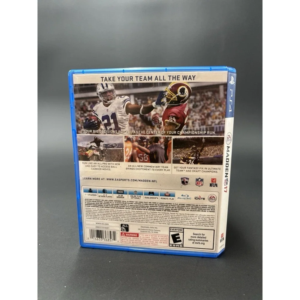 Madden 16 Deluxe & Madden 17 Franchise Edition PS4 Clean!
